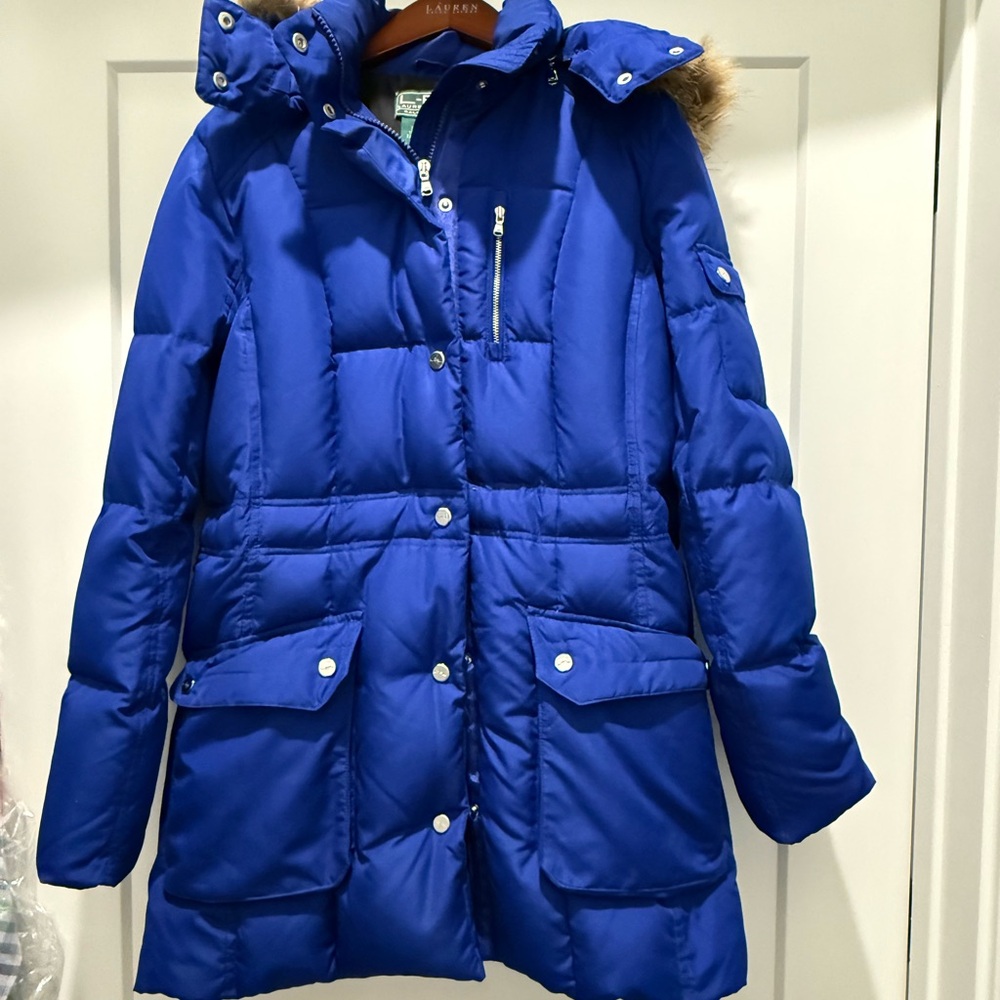 Ralph Lauren Blue Down Jacket